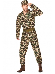 Army Man Camo Suit - Men's Army Costume